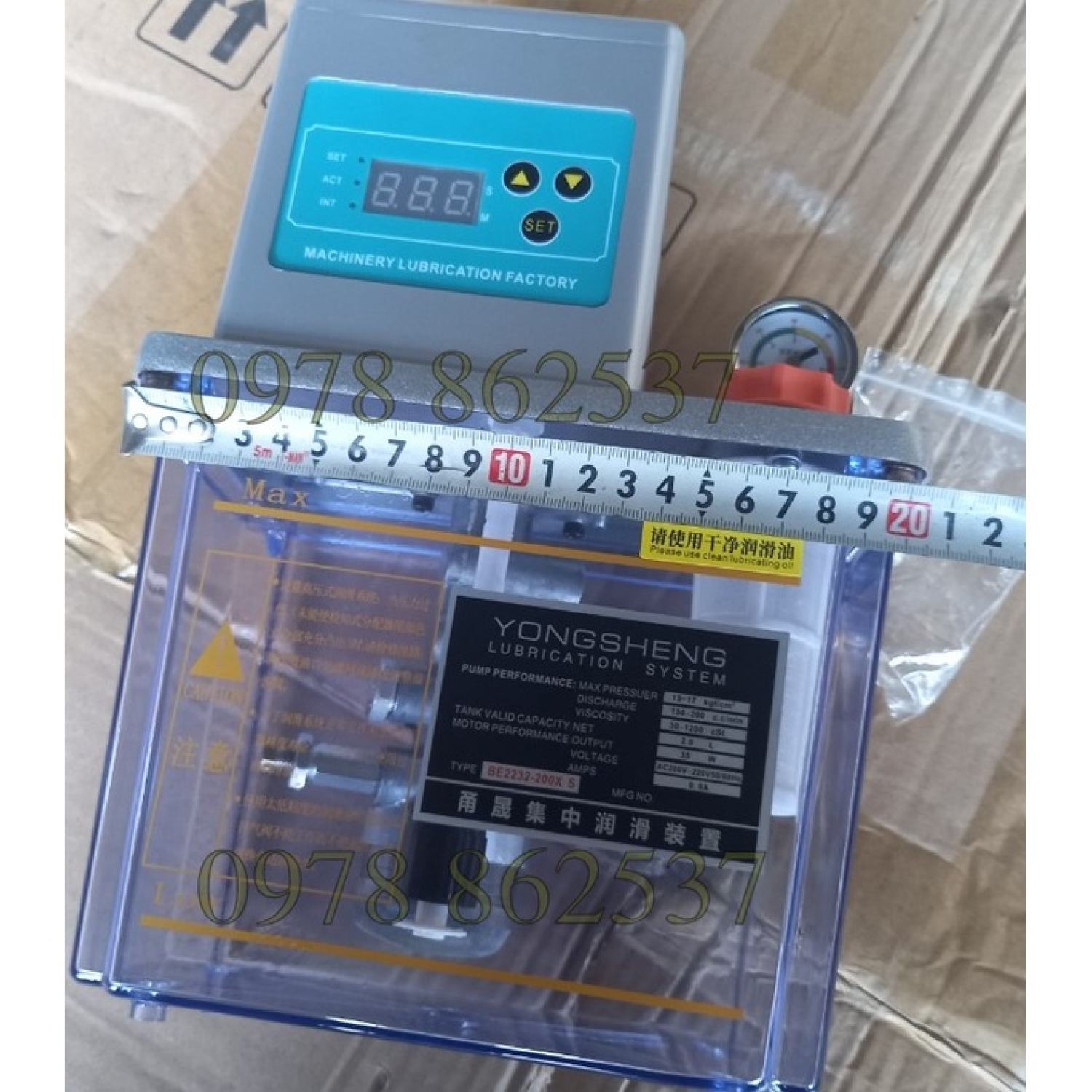 Bơm dầu bôi trơn tự động 2 lít BE2232-2L