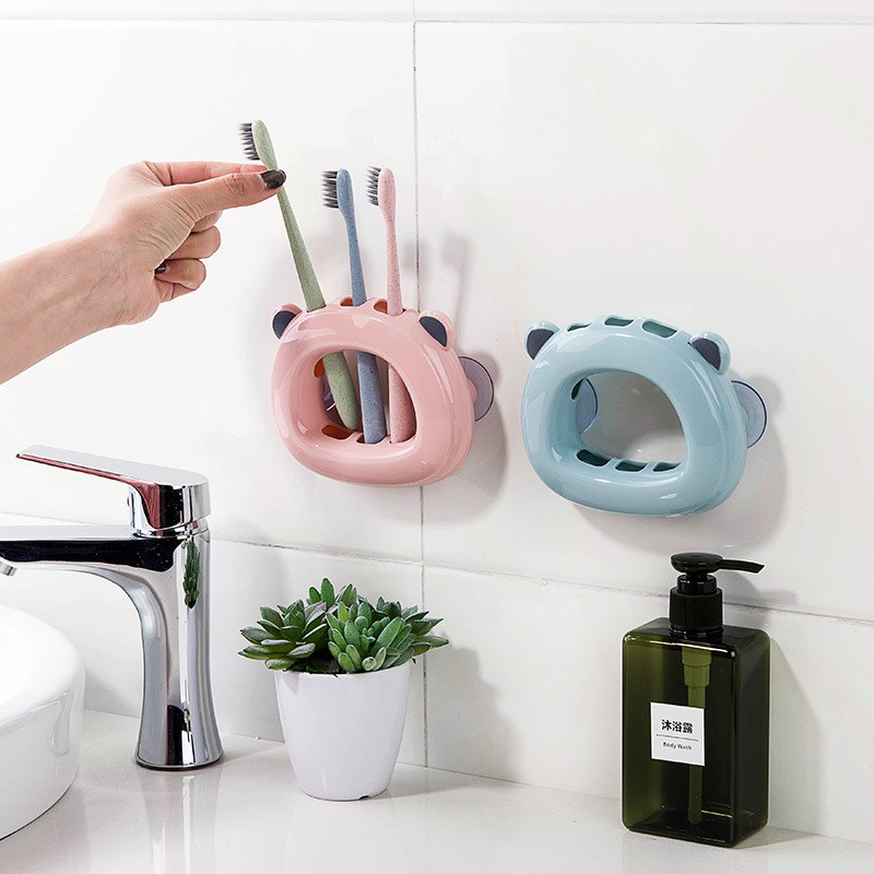 Treo bàn chải đánh răng hình gấu