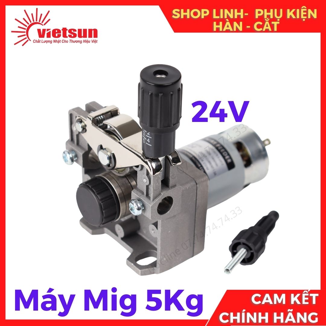 bộ đẩy dây máy hàn mig, rùa hàn mig
