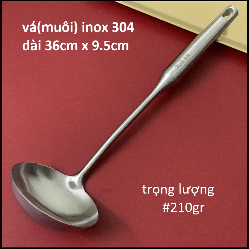 Inox 304-dụng cụ nấu bếp muôi--sạn chiên xào-nấu