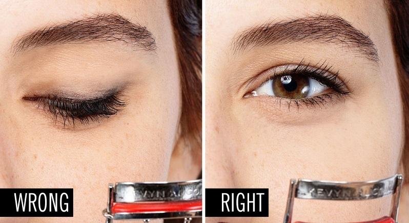 Dụng Cụ Bấm Mi, Kẹp uốn mi cong