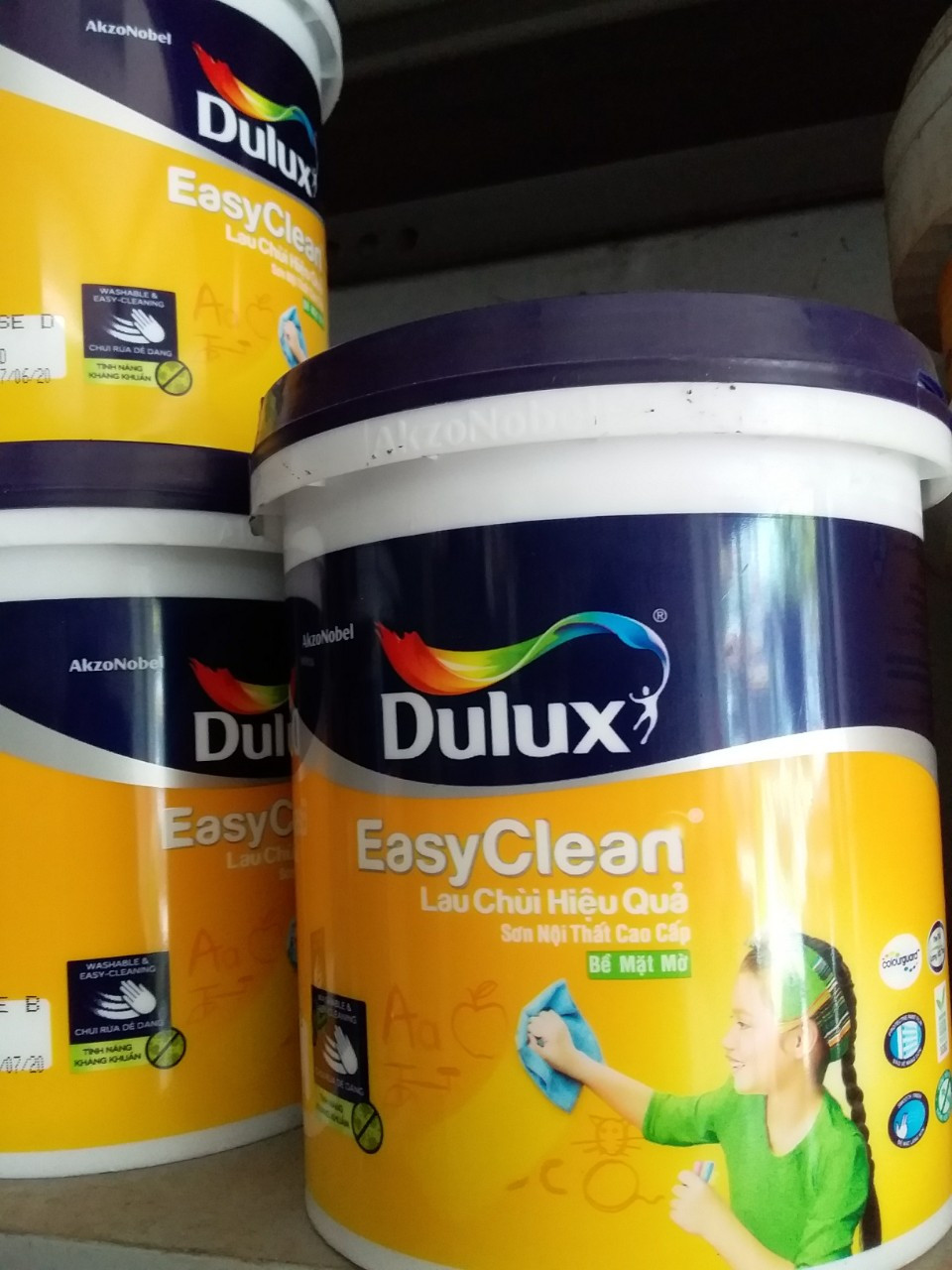 [HCM]1L SƠN NỘI THẤT DULUX EASYCLEAN LAU CHÙI HIỆU QUẢ