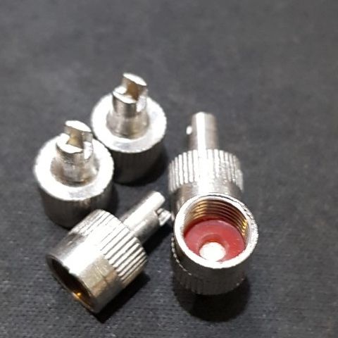 [Ảnh thật] Combo 6 nắp van bơm lốp xe đầu có khe cực tiện lợi cho xe hơi, xe máy, nắp vòi xe máy kèm mở kim ti van vòi