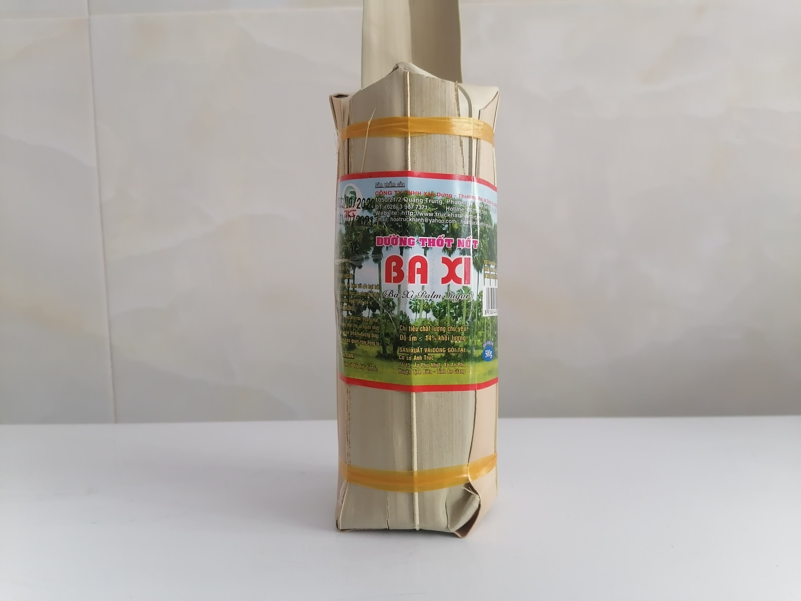[500g – Gói lá] Đường thốt nốt tự nhiên [VN] BA XI Palm Sugar (bph-hk)