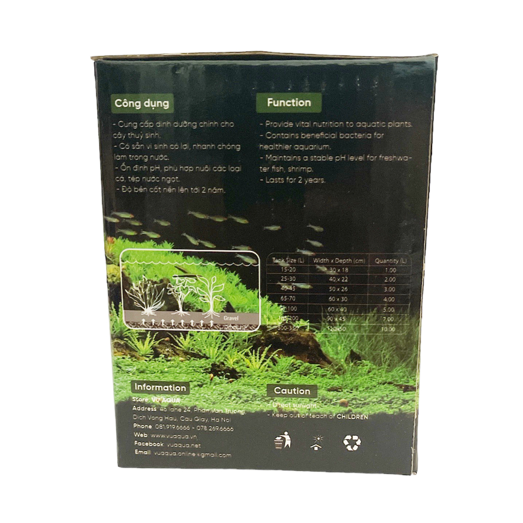 Cốt nền thủy sinh Vũ Aqua - Cốt nền Vũ Aqua