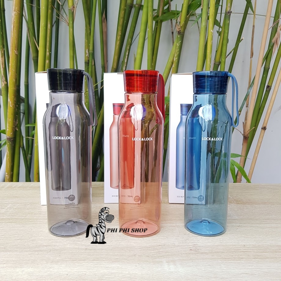 [HCM]Bình nước nhựa tritan Lock&Lock Eco Bottle dung tích 750ml ABF664 có dây xách treo tiện lợi