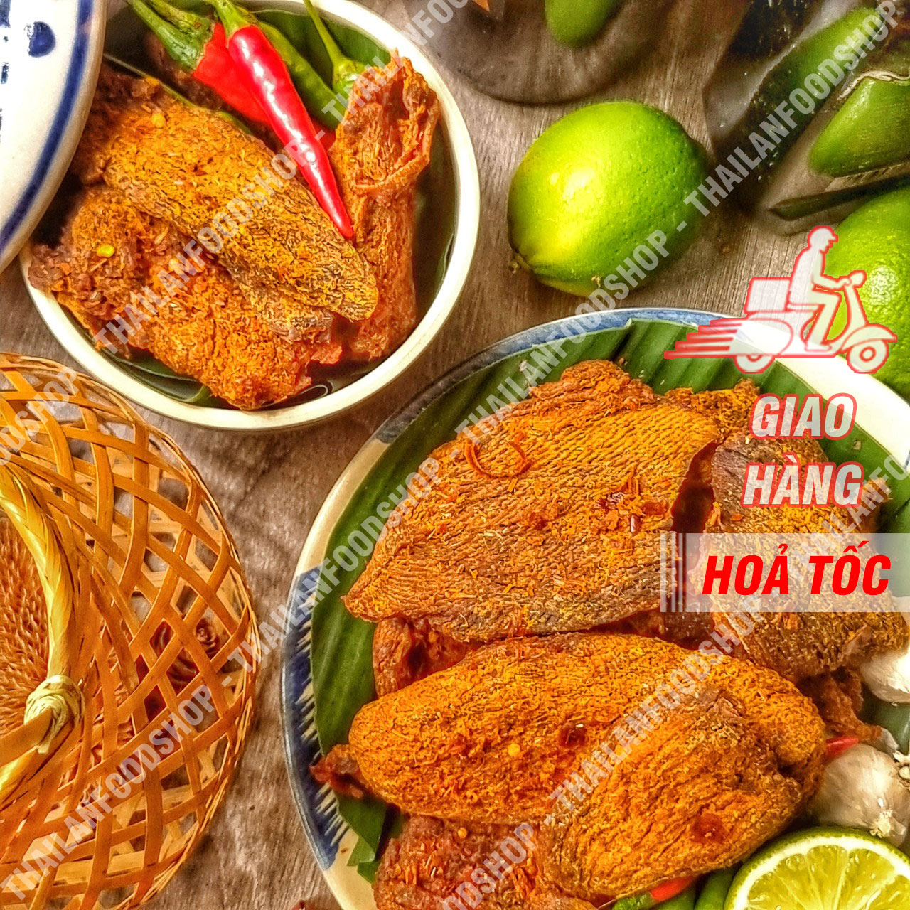 Khô Bò Miếng Vụn Mềm Lon 300gram