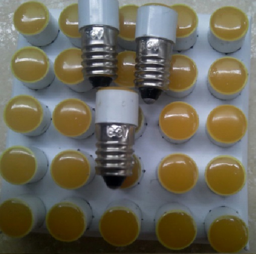 BÓNG LED 24V DC/AC ĐUÔI XOÁY 10MM  E10 MÀU VÀNG