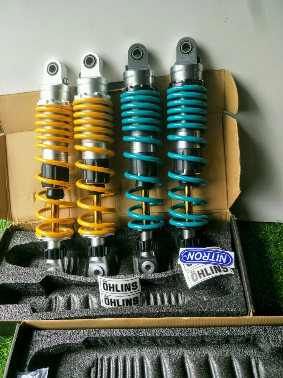 [HCM]CẶP PHUỘC OHLINS  NITRON KHÔNG BÌNH DẦU GẮN XE  SIRIUS TAURUS JUPITER