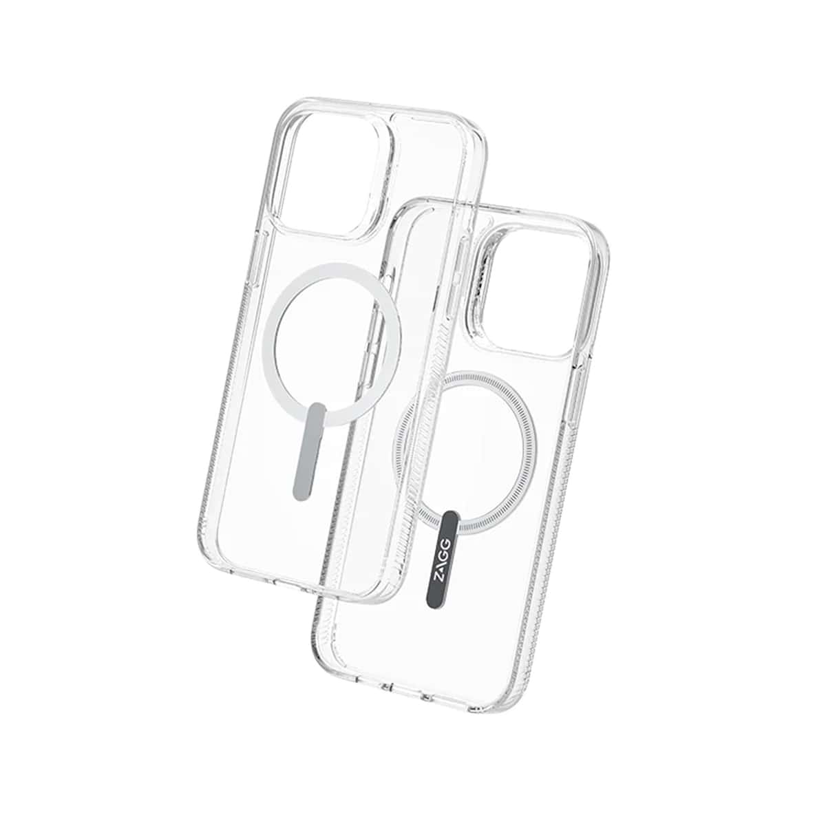 Ốp Zagg Clear Snap iPhone 13/14 Pro Max trong suốt viền dẻo chống sốc lưng PC cứng hỗ trợ sạc nam châm
