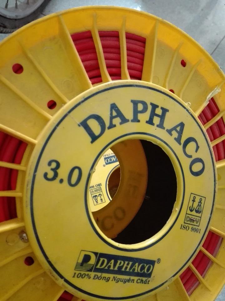 Dây điện Daphaco dây đơn CV3.0