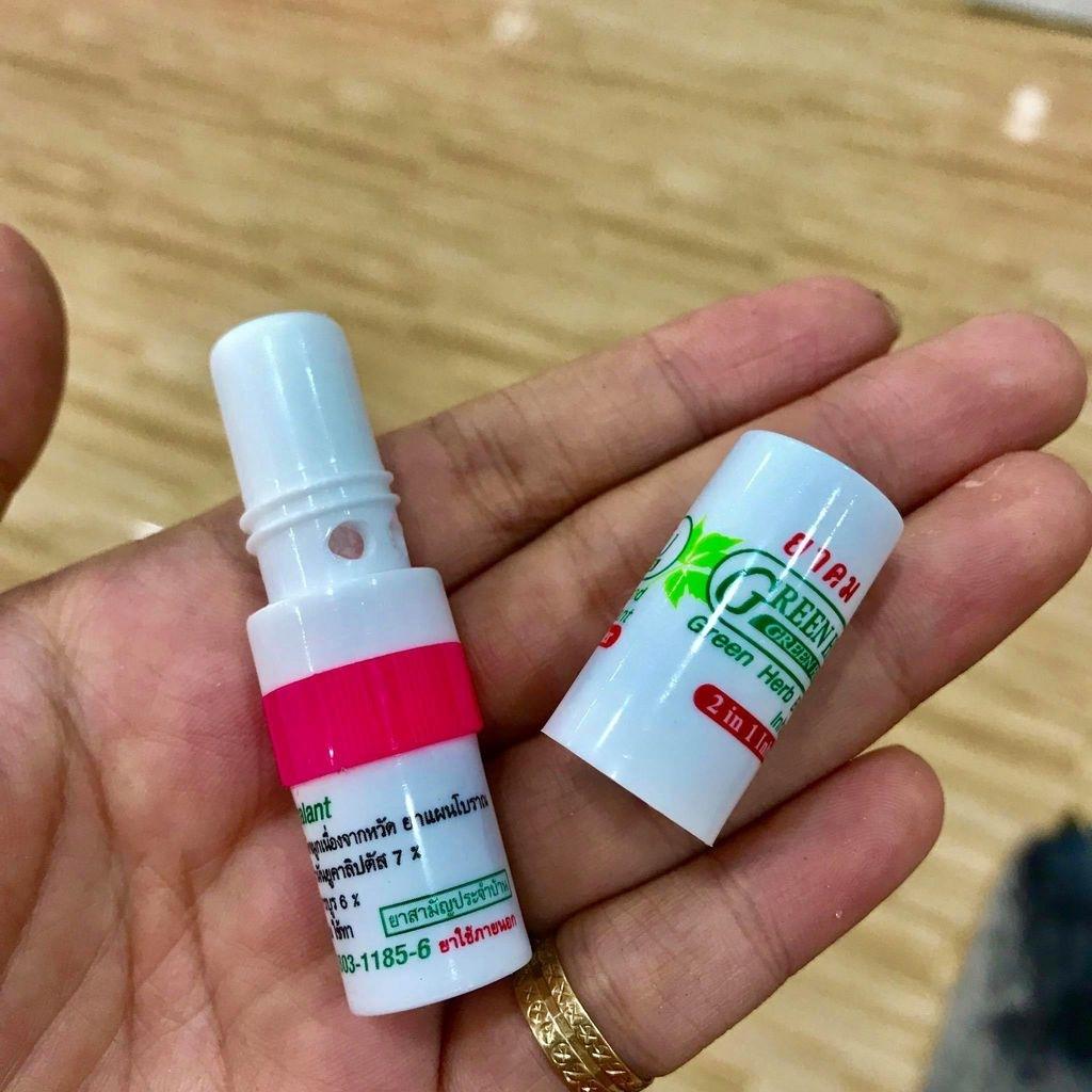 (GREEN HERB) 01 Ống Hít Thông Mũi GREEN HERB 2 ĐẦU Thái Lan