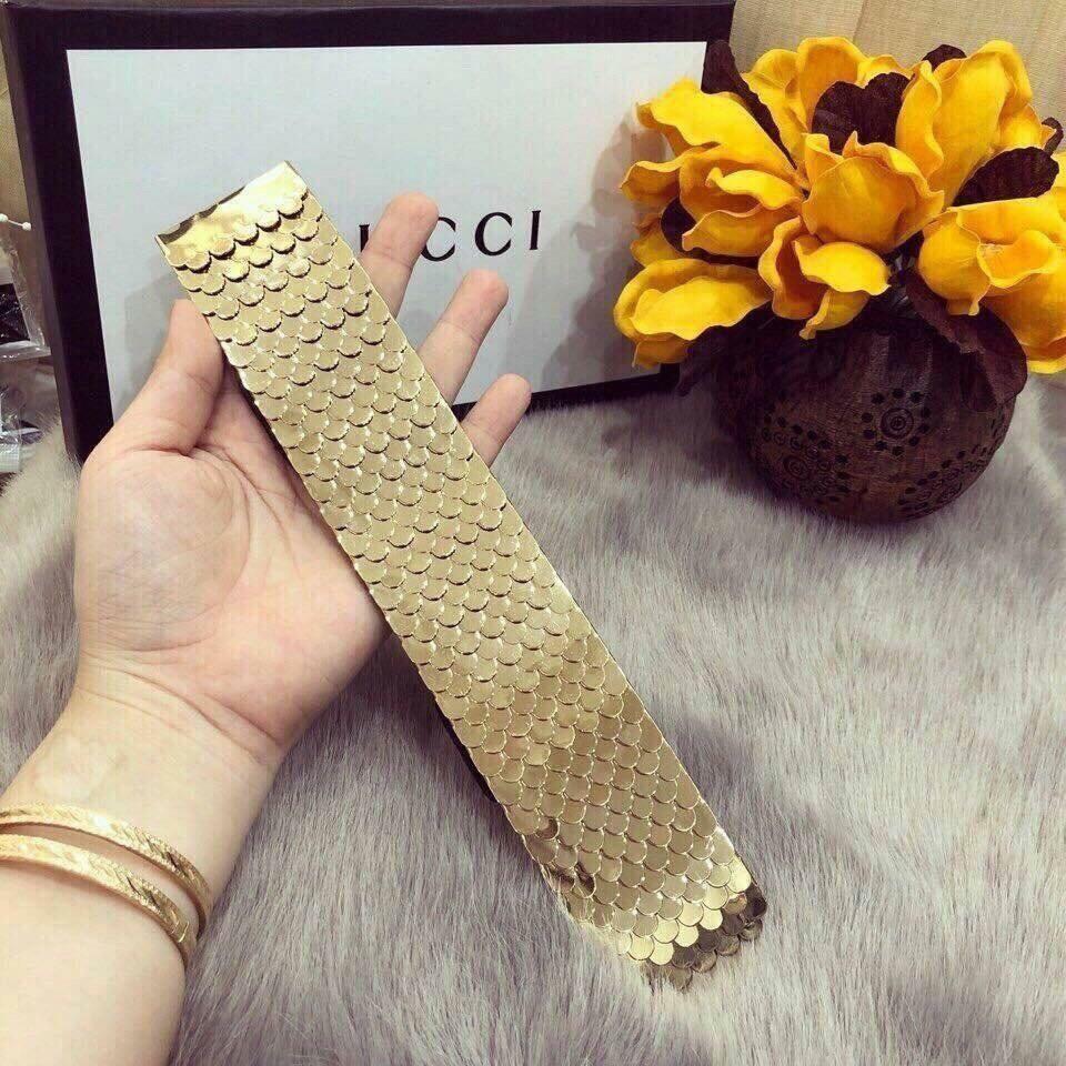 Nịt mặc đầm Belt vảy cá vẩy cá siêu sang bản to siêu hot hit tôn dáng