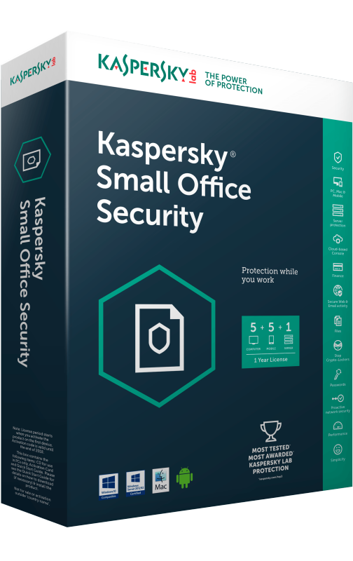 Bảng giá Kaspersky Small Office Security 10 PCs + 01 File Server 1 year Phong Vũ