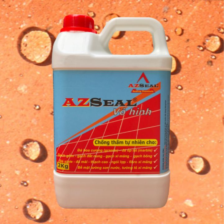 Keo chống thấm gạch tàu, chất chống thấm gạch đất nung - AZSeal Vô Hình - bình 2kg