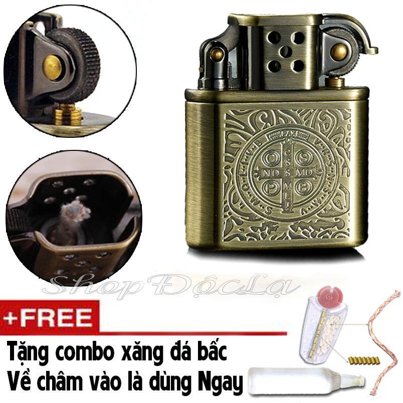 Bật lửa xăng đá constantine Zorro Z506-619B ( Không Xăng)