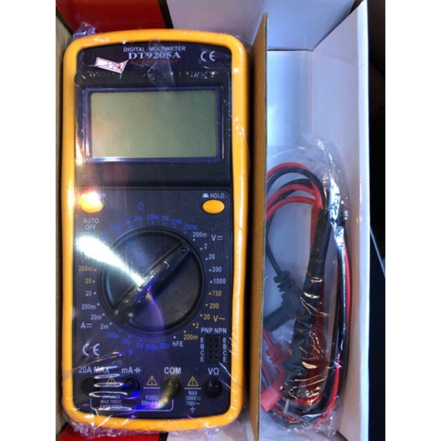 Đồng hồ đo vạn năng điện tử dt9205a