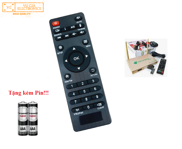 Remote điều khiển đầu box android tivi box- hàng chính hãng