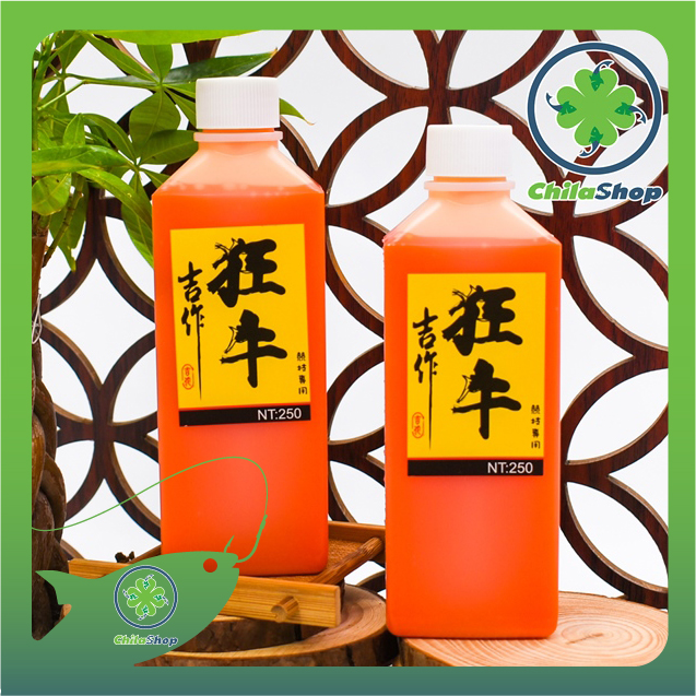 TRÂU ĐIÊN (CHAI - 250ML) - Chuyên Dùng Câu Cá Rô Phi, Diêu Hồng