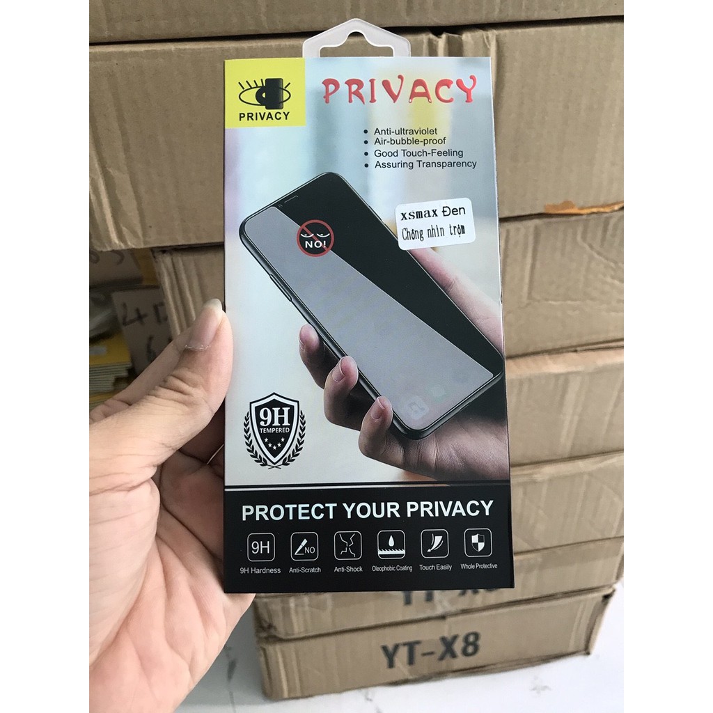 Cường lực chống nhìn trộm full màn các dòng
