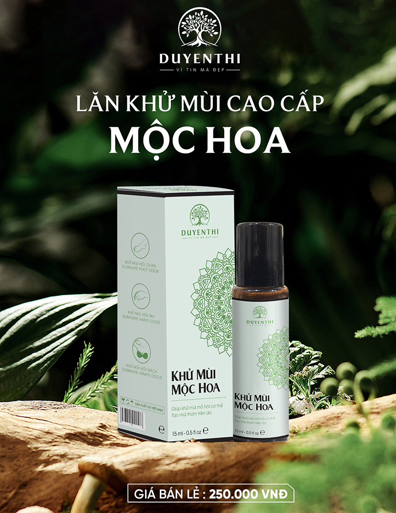 MỘC HOA BÁCH Y SÂM KHỬ MÙI HIỆU QUẢ THỎA SỨC TỰ TIN (Mẫu mới 15ml)