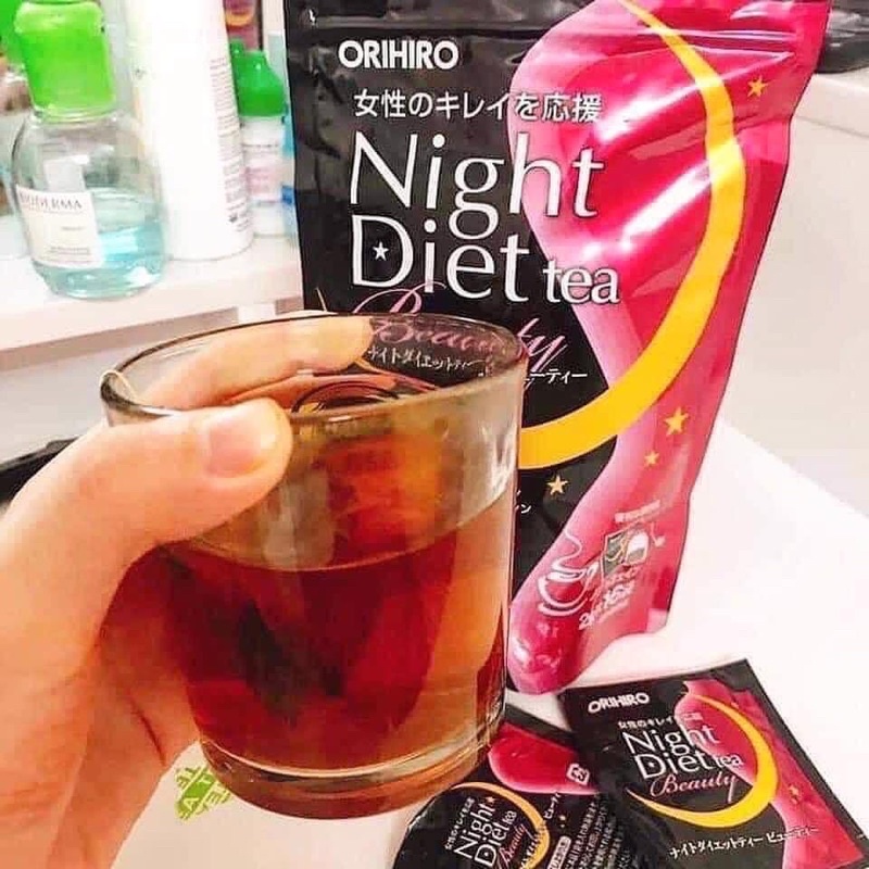 Trà giảm cân night diet tea beauty Orihiro (16 gói )