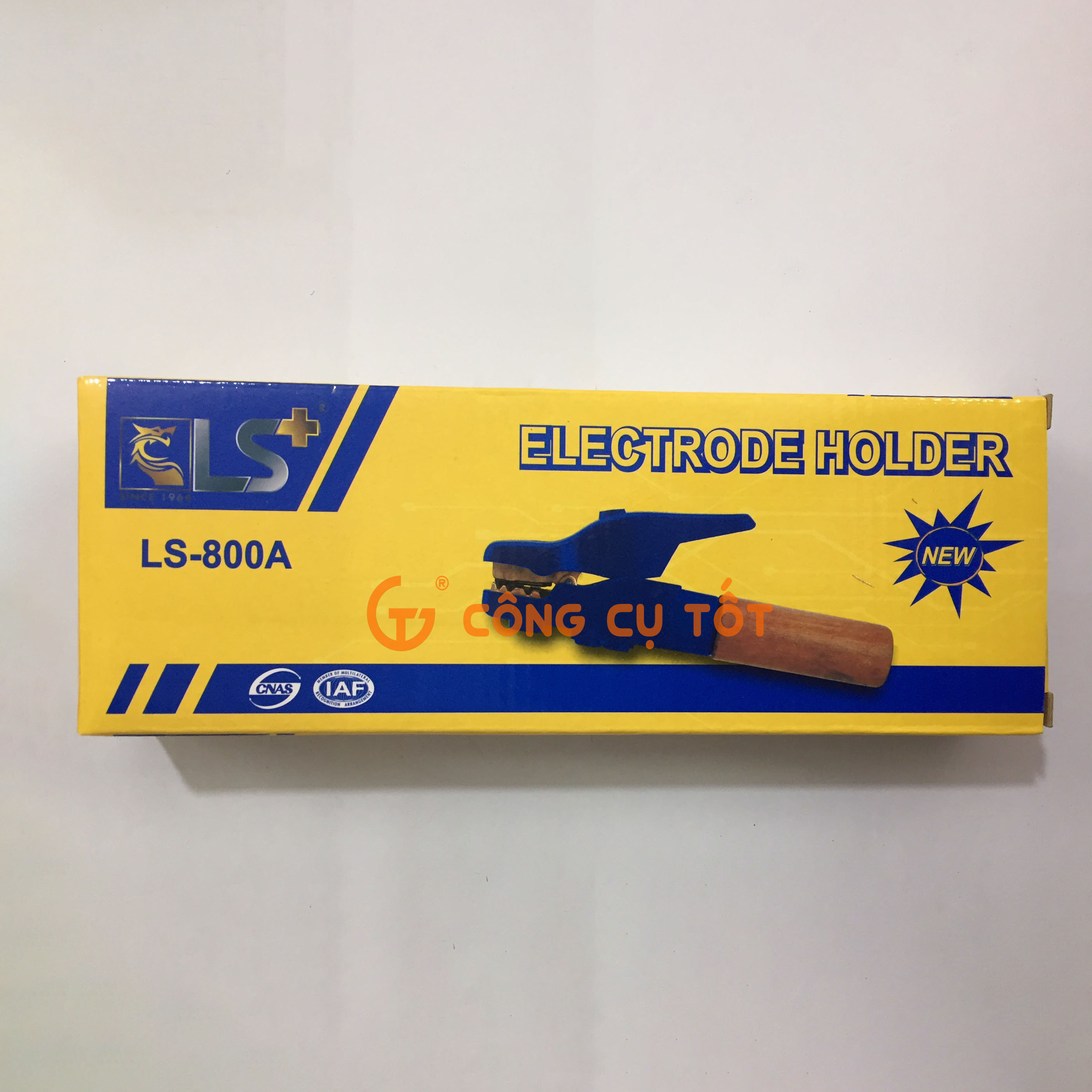 Kìm hàn - kẹp que hàn 600a ls800303 , 800a ls800304 cán gỗ ls