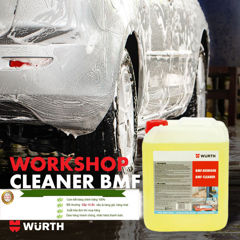 Nước Rửa Xe Vệ Sinh Đa Năng Wurth BMF Workshop Cleaner 5L