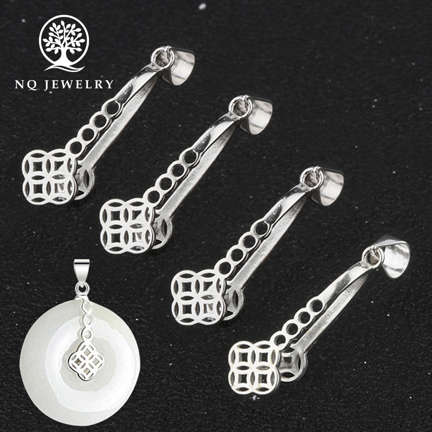 [HCM]Charm bạc khóa - NQ Jewelry