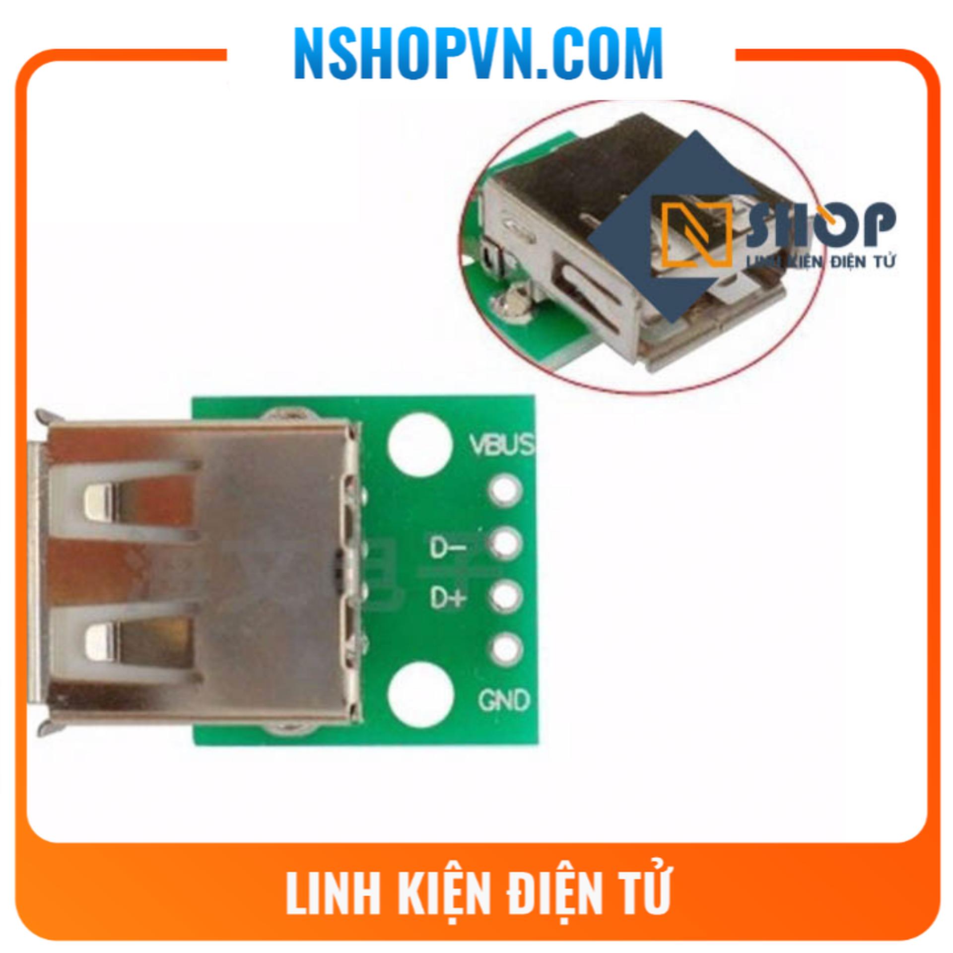 2 đế ra chân usb cái