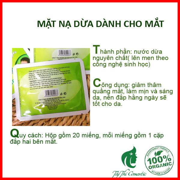 Miếng Đắp Mí Mắt Cửu Long 1 Hộp