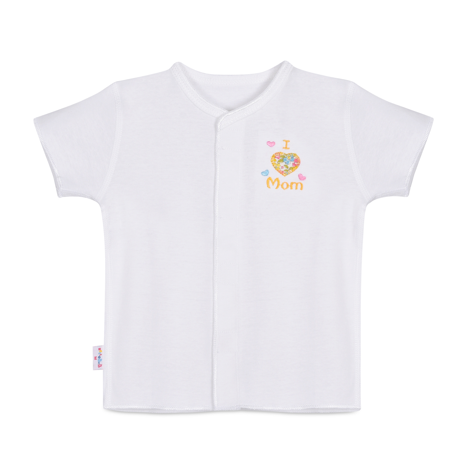 Áo sơ sinh cổ tim tay ngắn AL0259 - HELLO BB