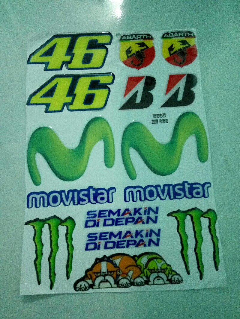 Bộ tem nổi Movistar 46 - Vindecal BD