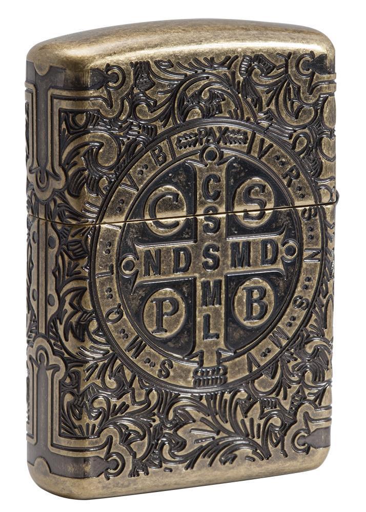 Hộp Quẹt Zippo St. Benedict Design 29719