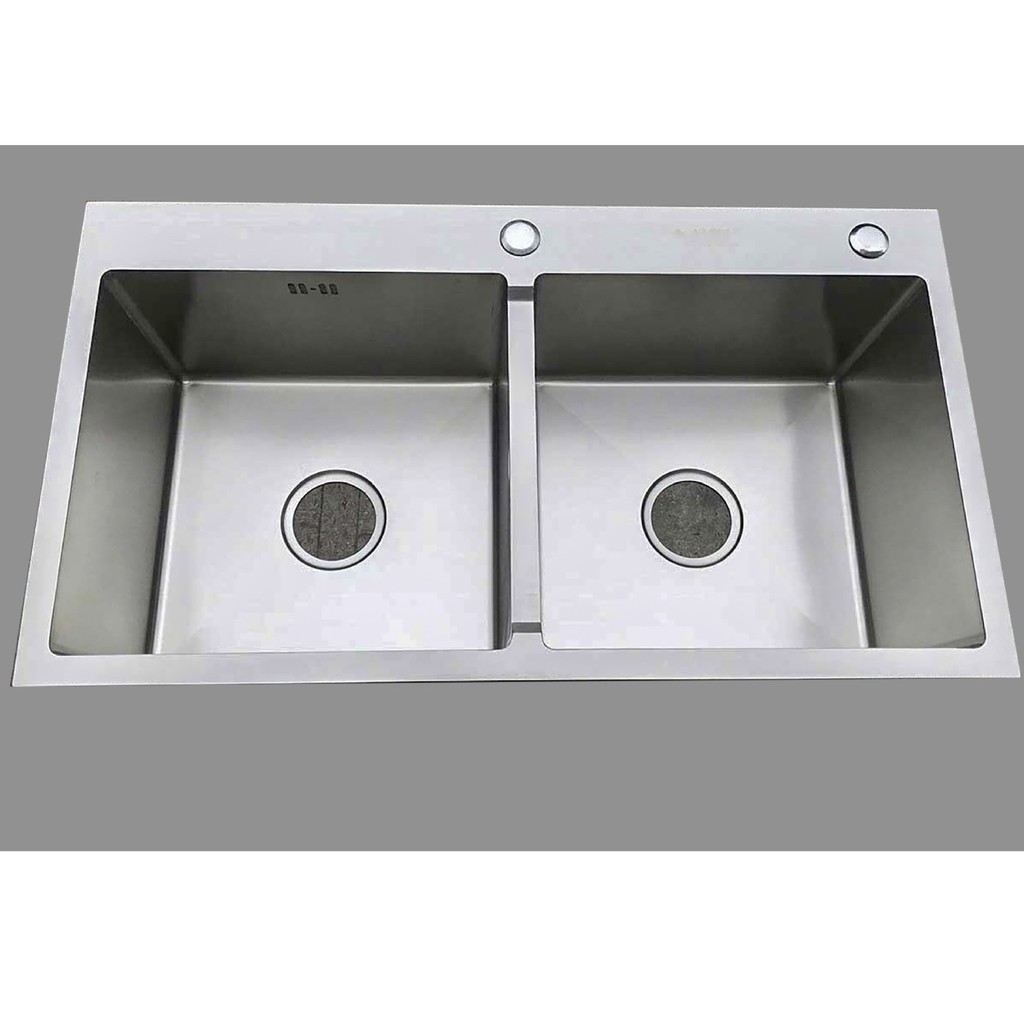 Chậu rửa bát KOREA inox đúc 2 hố SUS 304