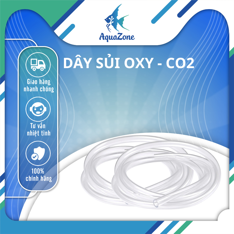 1m dây sủi oxy, CO2 dẻo dai chống gập