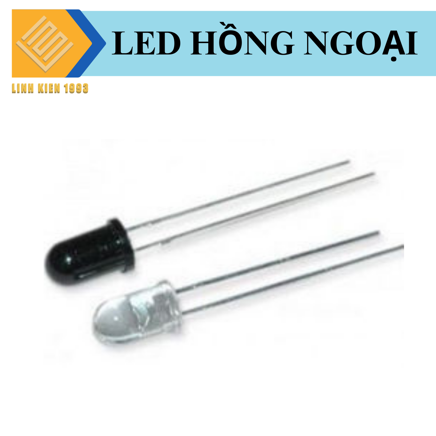 ( 5 cặp ) Led thu phát hồng ngoại 5mm