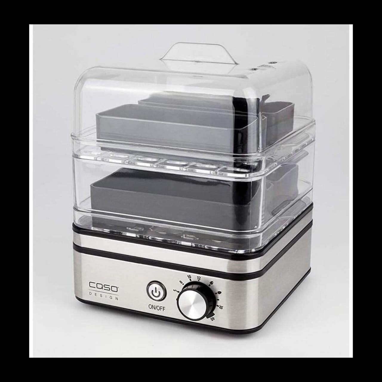 Nồi hấp điện 2 tầng mini Caso ED10
