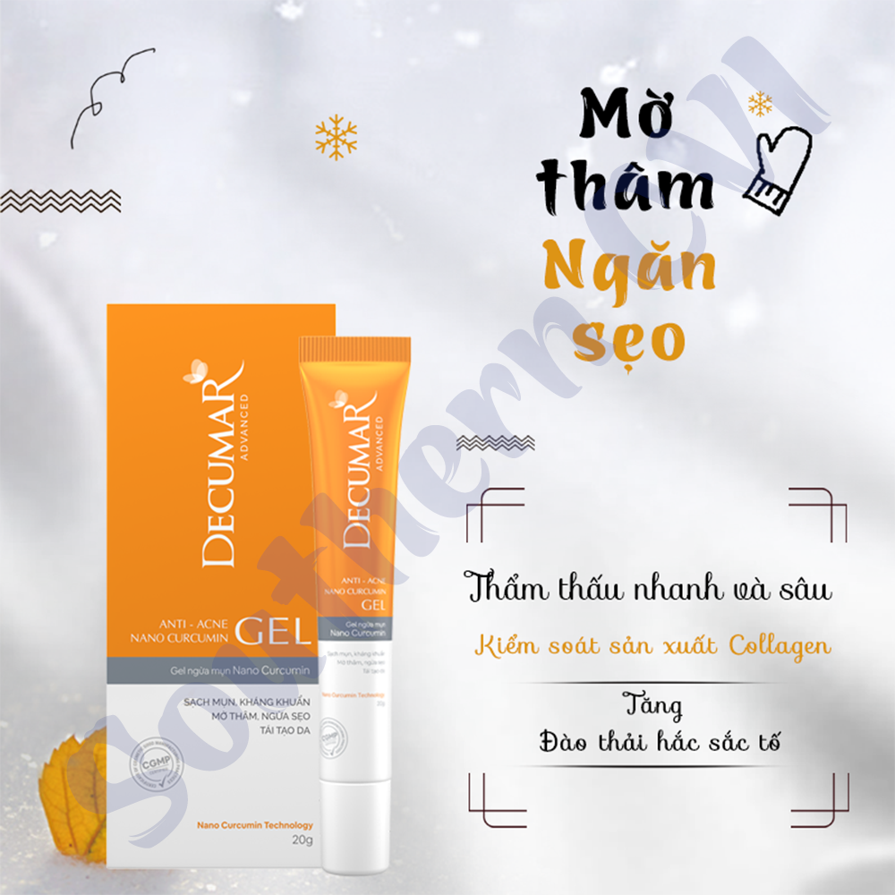 Gel Ngừa Mụn Decumar Advanced 20G
