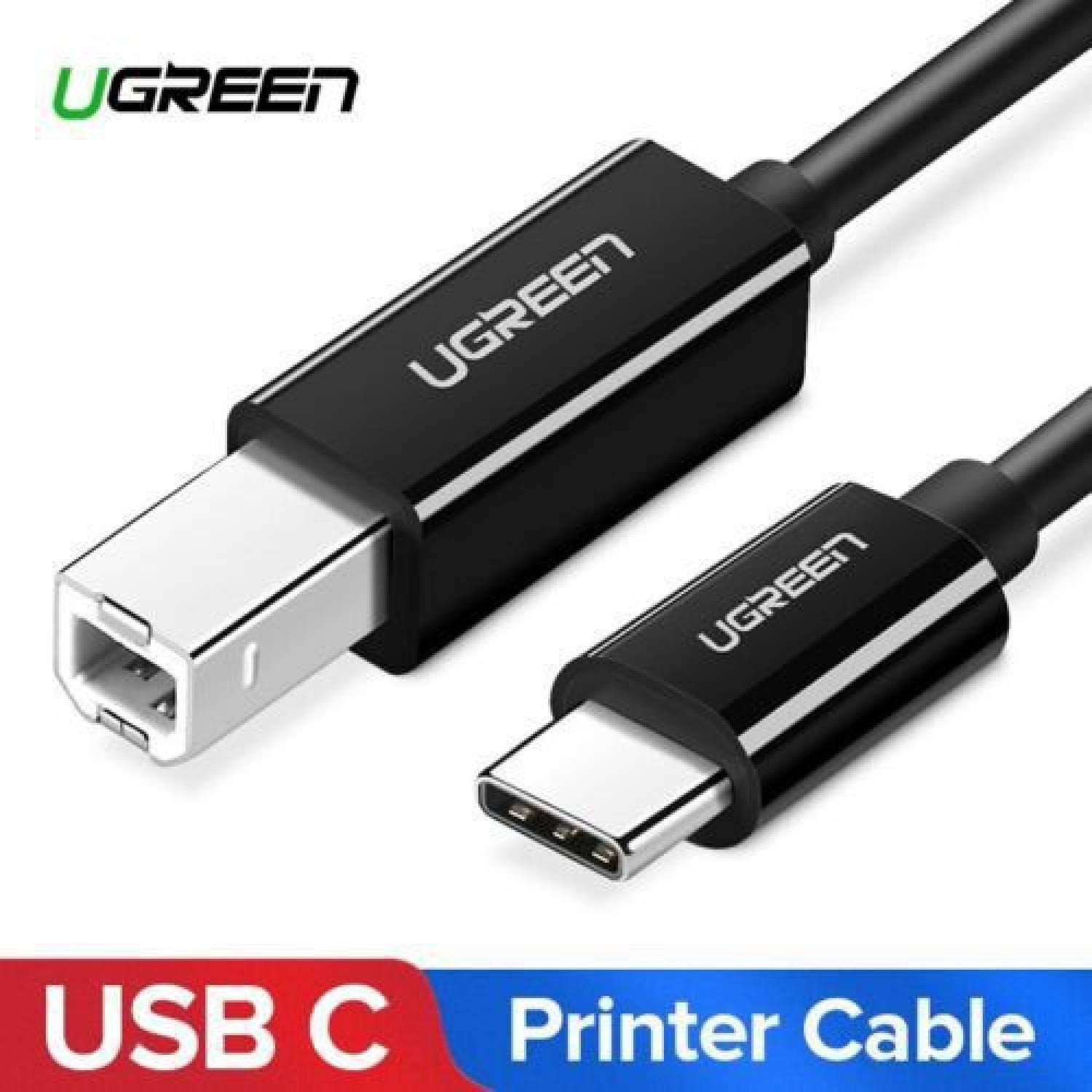 Cáp USB Type C to USB-B Printer Chính Hãng Ugreen 50446 40417 Cao Cấp US241
