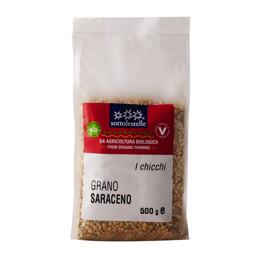 Hạt kiều mạch hữu cơ 500g Sottolestelle Organic Buckwheat