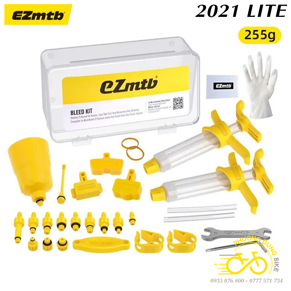 Bộ công cụ bơm phanh dầu thắng xe đạp Shimano, Tektro, Magura - EZMTB 02