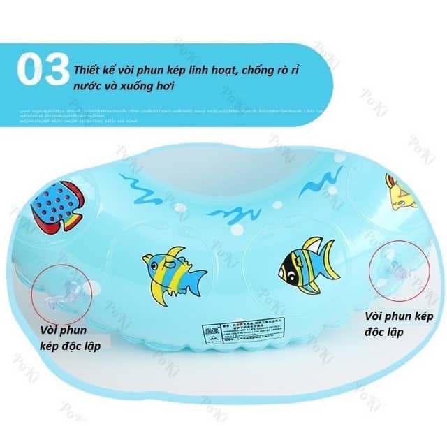 Phao Tròn Tập Bơi Cho Bé size 60-80- 90cm