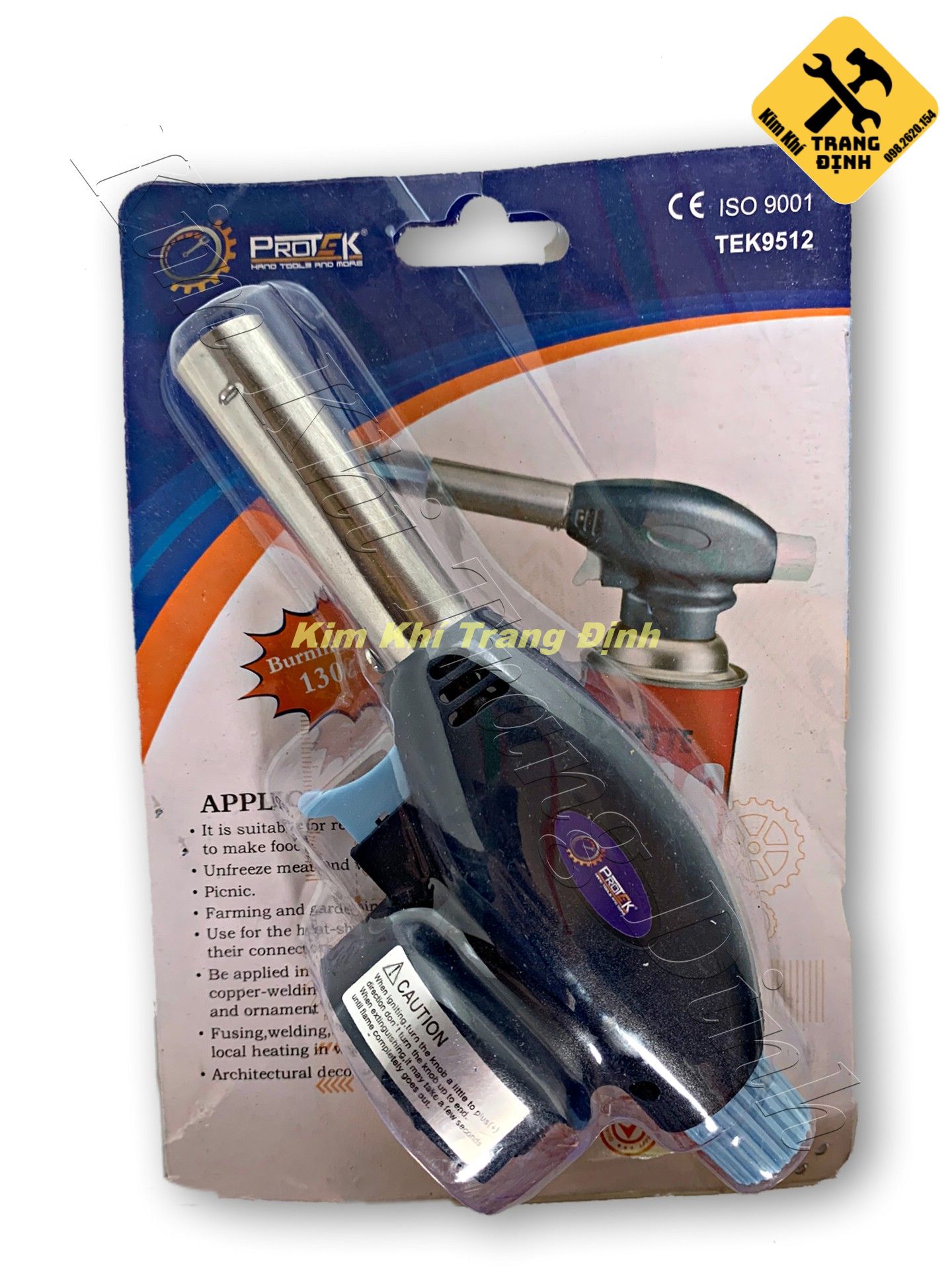 Đèn khò ga đầu khò ga mini tự bật PROTEK