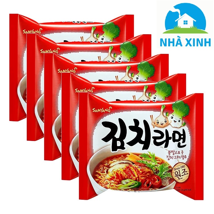 Mì Kim chi Samyang Hàn Quốc 120g/gói (Mì nước)