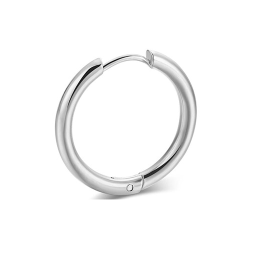 Earrings men women stainless steel eyelets round pole, ear rings BTS personality