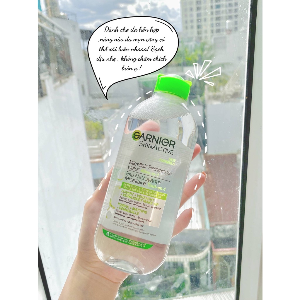 [Garnier ] Nước Tẩy Trang Làm Sạch Da - 400ml