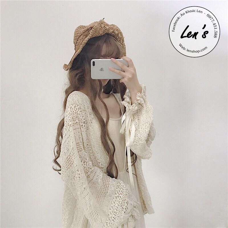ÁO KHOÁC MỎNG REN TIỂU THƯ
