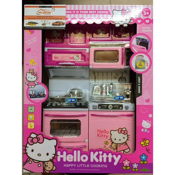 Đồ chơi nhà bếp màu hồng Hello Kitty 918