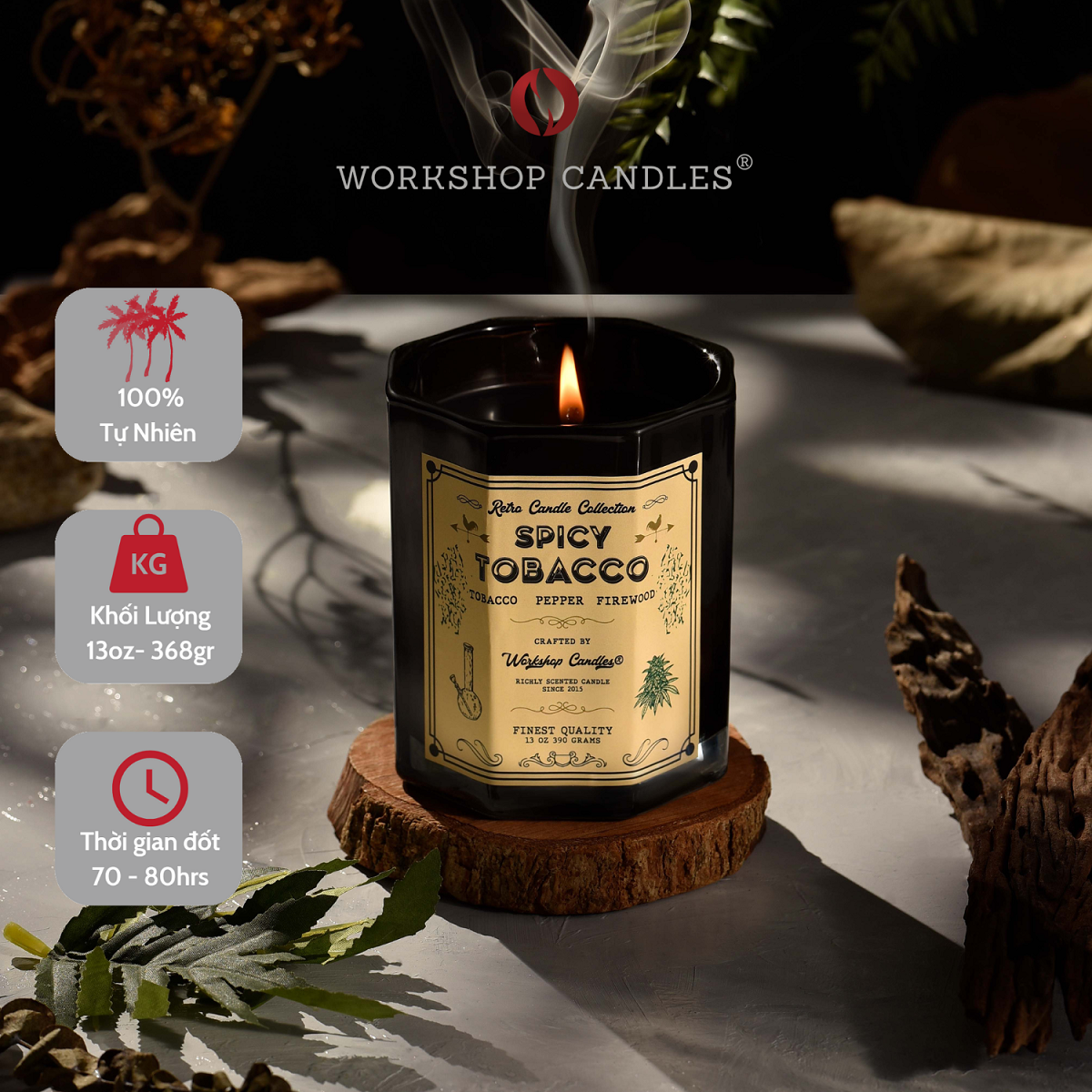 Bộ sưu tập Nến thơm limited 13oz Workshop Candles